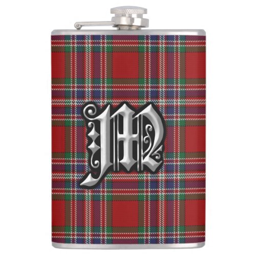 Clan MacFarlane McFarland Tartan Flask