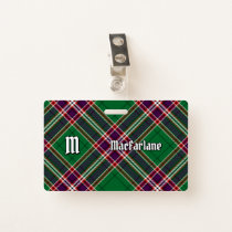 Clan MacFarlane Modern Hunting Tartan Badge