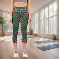 Clan MacFarlane Modern Hunting Tartan Capri Leggings
