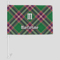 Clan MacFarlane Modern Hunting Tartan Car Flag