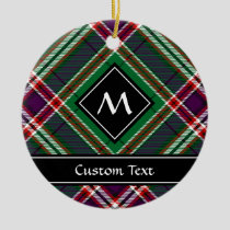 Clan MacFarlane Modern Hunting Tartan Ceramic Ornament