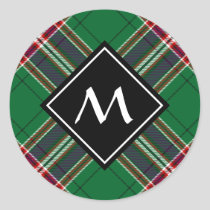 Clan MacFarlane Modern Hunting Tartan Classic Round Sticker