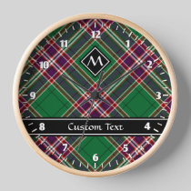Clan MacFarlane Modern Hunting Tartan Clock