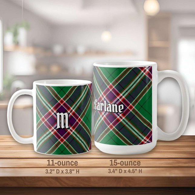 Clan MacFarlane Modern Hunting Tartan Coffee Mug (Creator Uploaded)