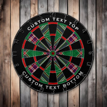 Clan MacFarlane Modern Hunting Tartan Dart Board