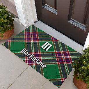 Clan MacFarlane Modern Hunting Tartan Doormat