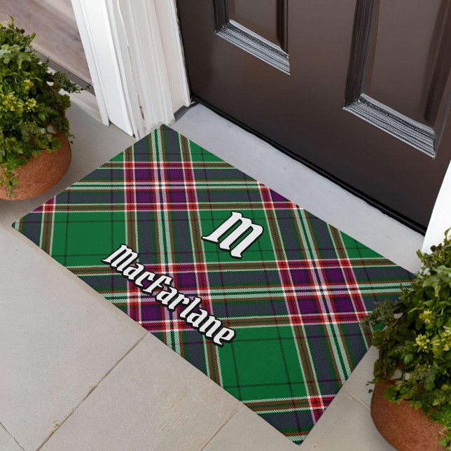 Clan MacFarlane Modern Hunting Tartan Doormat (Creator Uploaded)