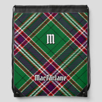 Clan MacFarlane Modern Hunting Tartan Drawstring Bag