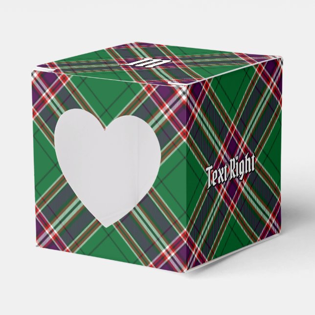 Clan MacFarlane Modern Hunting Tartan Favor Boxes (Front Side)