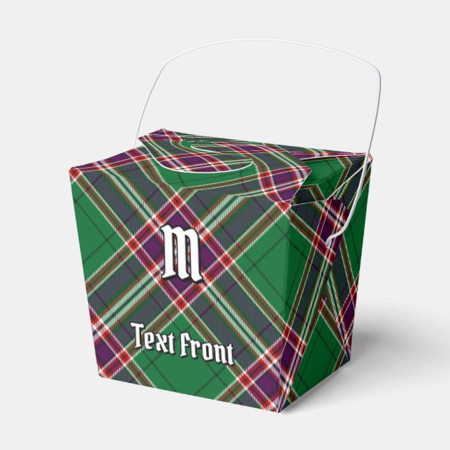 Clan MacFarlane Modern Hunting Tartan Favor Boxes (Front Side)