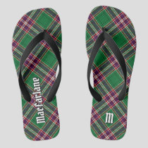 Clan MacFarlane Modern Hunting Tartan Flip Flops