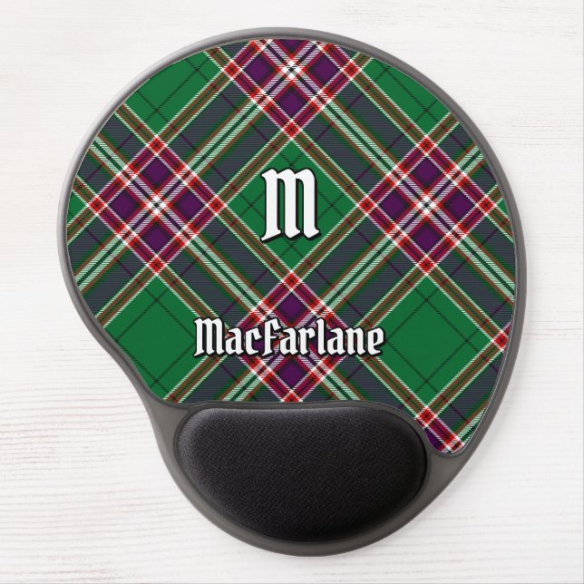 Clan MacFarlane Modern Hunting Tartan Gel Mouse Pad (Front)