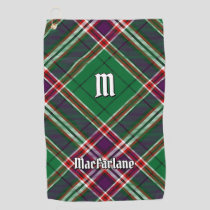 Clan MacFarlane Modern Hunting Tartan Golf Towel