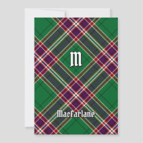 Clan MacFarlane Modern Hunting Tartan Invitation