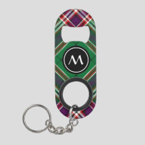 Clan MacFarlane Modern Hunting Tartan Keychain Bottle Opener