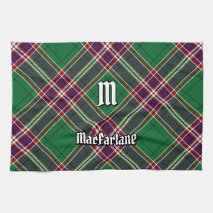 Clan MacFarlane Modern Hunting Tartan Kitchen Towel