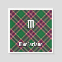 Clan MacFarlane Modern Hunting Tartan Napkins