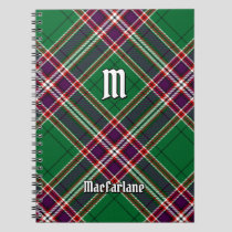 Clan MacFarlane Modern Hunting Tartan Notebook