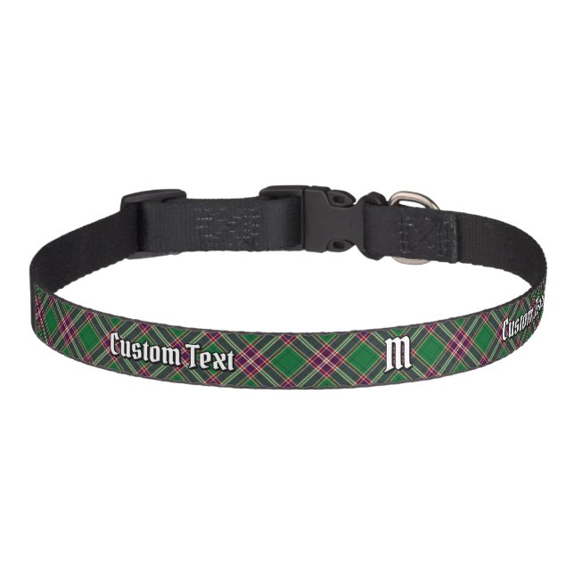 Clan MacFarlane Modern Hunting Tartan Pet Collar (Front)