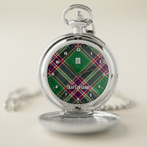 Clan MacFarlane Modern Hunting Tartan Pocket Watch