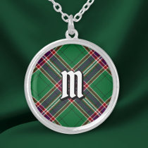 Clan MacFarlane Modern Hunting Tartan Silver Plated Necklace