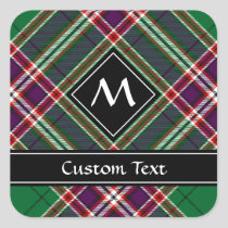 Clan MacFarlane Modern Hunting Tartan Square Sticker