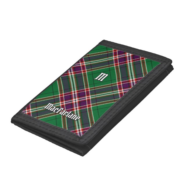 Clan MacFarlane Modern Hunting Tartan Trifold Wallet (Bottom)