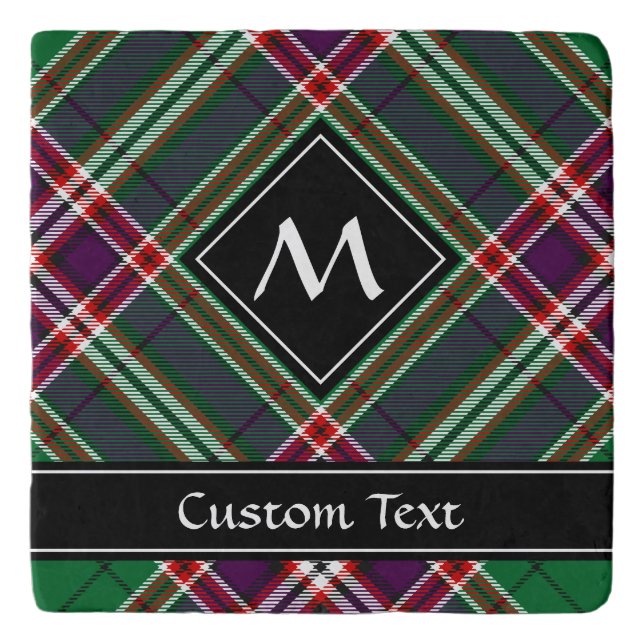 Clan MacFarlane Modern Hunting Tartan Trivet (Front)