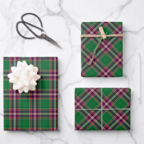 Clan MacFarlane Modern Hunting Tartan Wrapping Paper Sheets