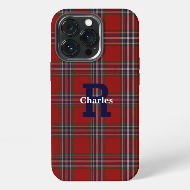 Clan MacFarlane Plaid Custom Iphone Case (Back)