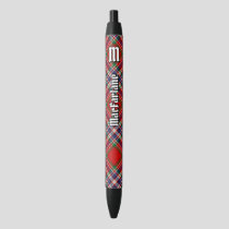 Clan MacFarlane Red Tartan Black Ink Pen