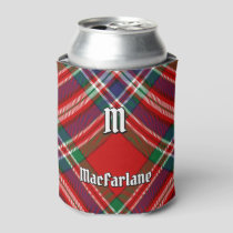 Clan MacFarlane Red Tartan Can Cooler