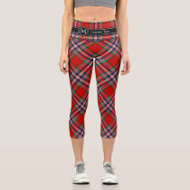 Clan MacFarlane Red Tartan Capri Leggings