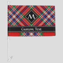Clan MacFarlane Red Tartan Car Flag