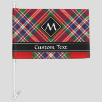 Clan MacFarlane Red Tartan Car Flag