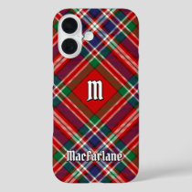Clan MacFarlane Red Tartan iPhone 16 Case