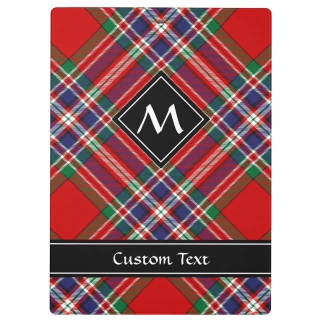 Clan MacFarlane Red Tartan Clipboard (Back)