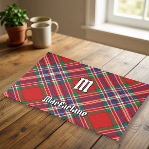 Clan MacFarlane Red Tartan Cloth Placemat