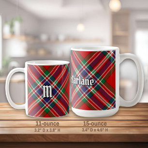 Clan MacFarlane Red Tartan Coffee Mug
