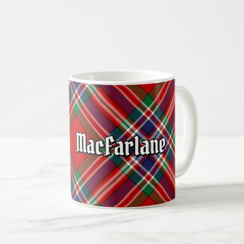 Clan MacFarlane Red Tartan Coffee Mug