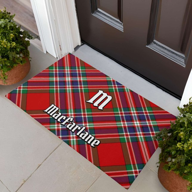 Clan MacFarlane Red Tartan Doormat (Creator Uploaded)