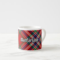 Clan MacFarlane Red Tartan Espresso Cup