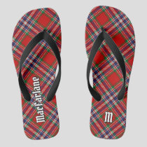 Clan MacFarlane Red Tartan Flip Flops