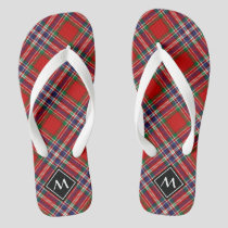 Clan MacFarlane Red Tartan Flip Flops