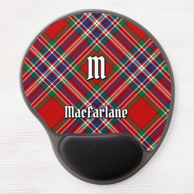 Clan MacFarlane Red Tartan Gel Mouse Pad (Front)