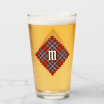 Clan MacFarlane Red Tartan Glass