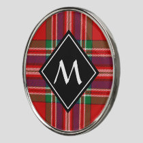Clan MacFarlane Red Tartan Golf Ball Marker