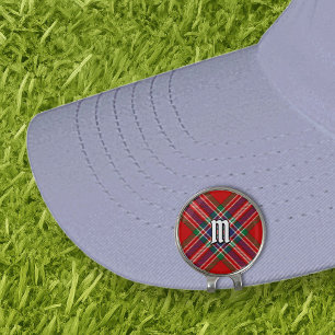 Clan MacFarlane Red Tartan Golf Hat Clip