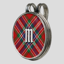 Clan MacFarlane Red Tartan Golf Hat Clip