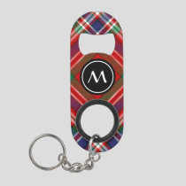 Clan MacFarlane Red Tartan Keychain Bottle Opener